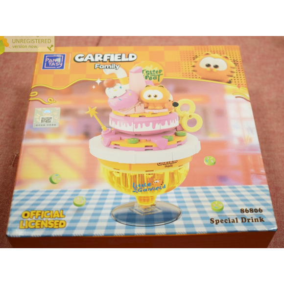 Pantasy Garfield Family Special Drink Buildable Brick Block Set 86806 - Picture 1 of 7
